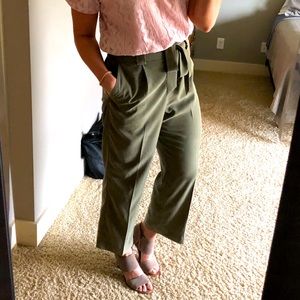 Express High Waisted Crop Pants